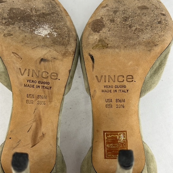 Vince Paulette D'Orsay Suede Pointed Toe Heels - Picture 10 of 10